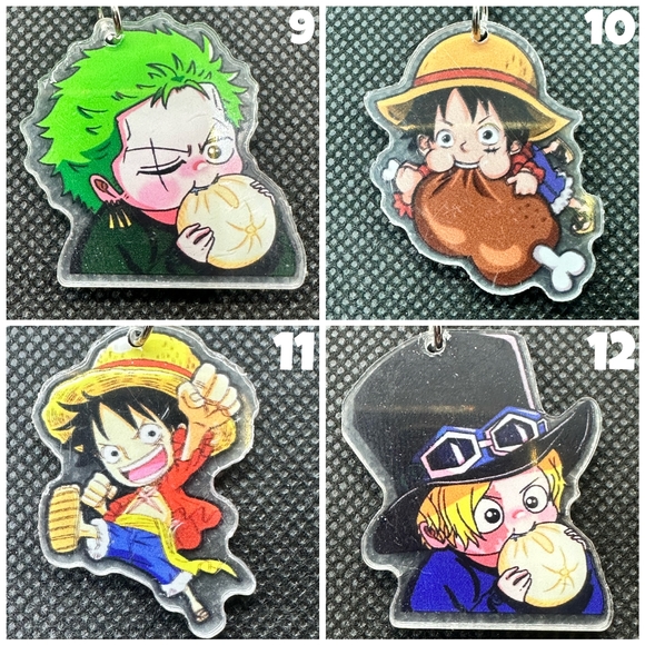 One Piece Luffy Baby KBK Acrylic Keychains - Picture 3 of 9
